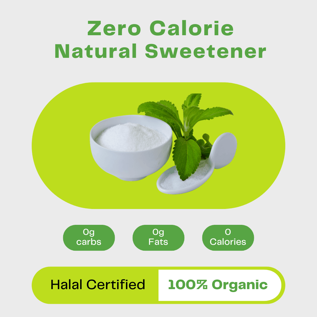 Stevia Extract - Zero Calorie Natural Sweetener - Nutrivafoods