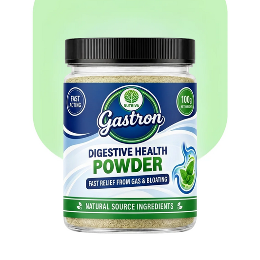 Nutrivafoods Gastron Digestive Health Powder for gas and bloating relief